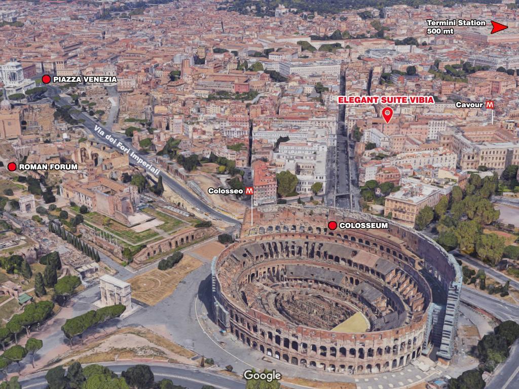 Elegant Vibia 300 Mt From Colosseum Rom